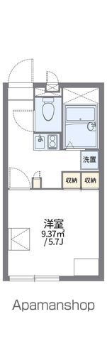 レオパレスWILL 竹原の間取り写真