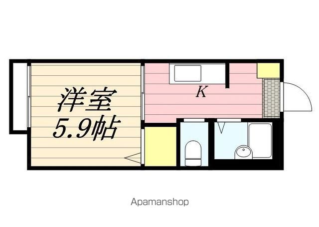 スカイコートの間取り写真