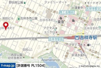 東京都武蔵野市吉祥寺本町３丁目[1R/13.87m2]の周辺3