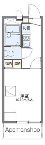 レオパレスハープコートの間取り