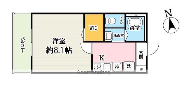 キャメル南流山9Aの間取り写真