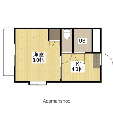 ハイツ矢賀新町IIの間取り写真