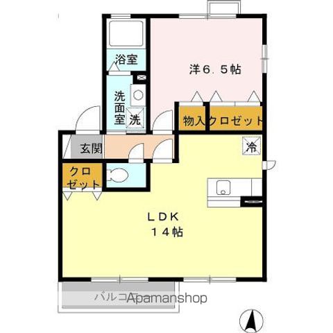 ソレイユ新吉田東の間取り写真