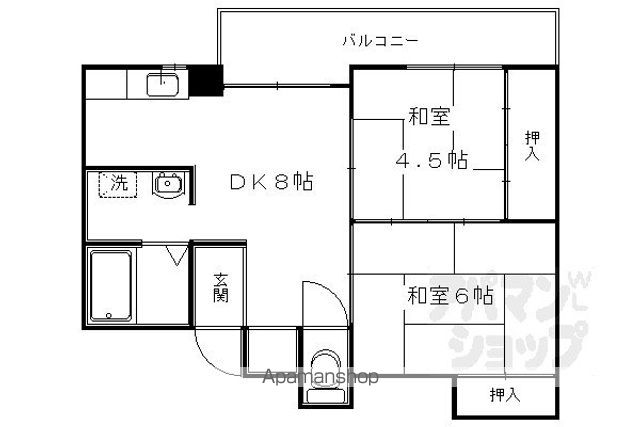 イストワール御所東の間取り写真