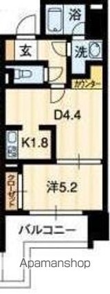 香川県高松市藤塚町３丁目[1DK/32.61m2]の間取図