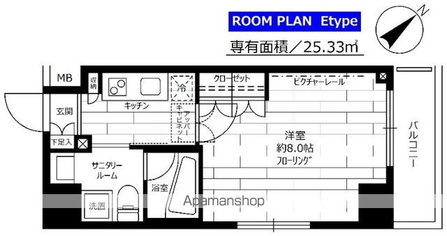 ステージグランデ蒲田アジールコートの間取り写真