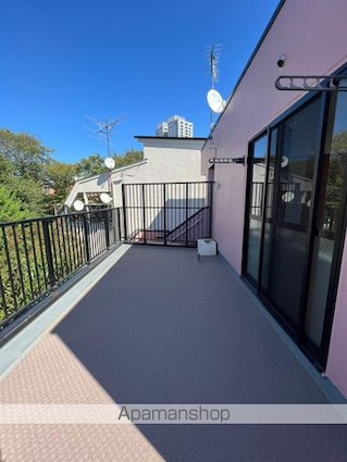 東京都中野区中野３丁目[1K/36.13m2]のバルコニー