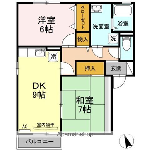 グランシャリオ A棟の間取り写真