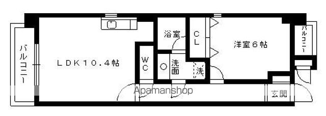 ルミナス城見の間取り写真