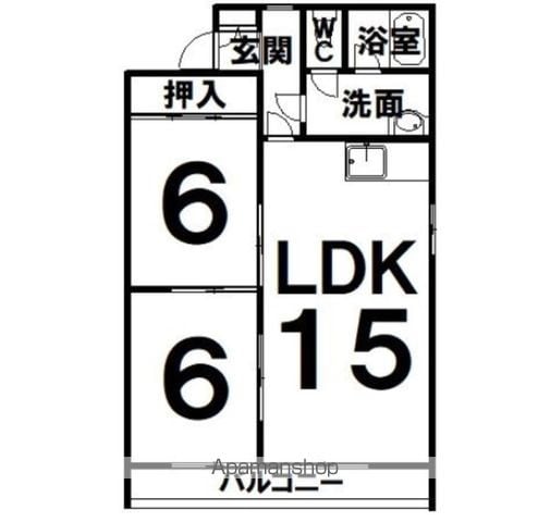 171マンションBの間取り写真