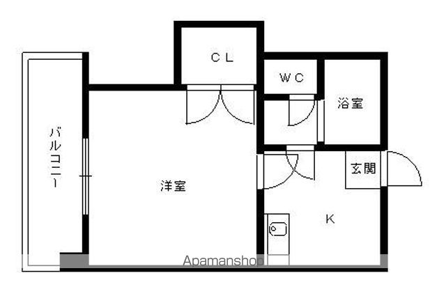 天神南ロイヤルハイツの間取り