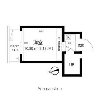 柏木ＭＵＲＡ[1R/10.1m2]の間取図