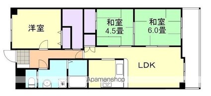 ブランシャトー[3LDK/71.88m2]の間取図