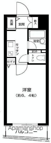 【パレステュディオシンシア文京千石の間取り】