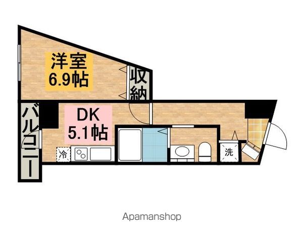プラウドフラット仙川の間取り写真