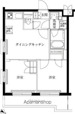 同じ建物の物件間取り写真 - ID:213111526235