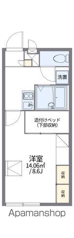 レオパレスパインツリーの間取り写真