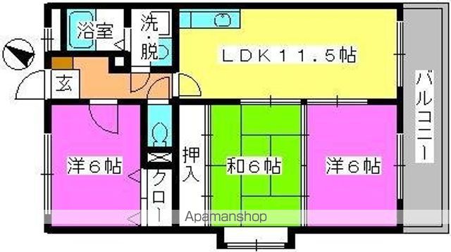 セントレージ博多の間取り