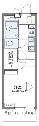レオパレスNEEDSの間取り写真