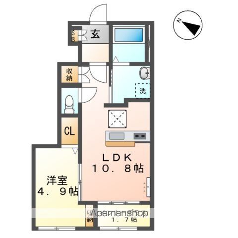 【仮）田尻１丁目アパート工事の間取り】