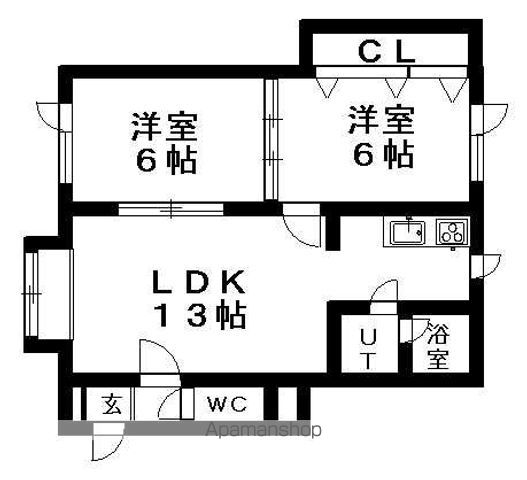 アンテリージェ21の間取り写真