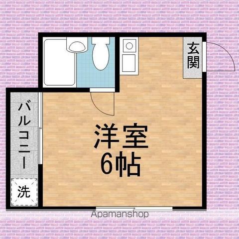 コーポサンフラワーの間取り写真