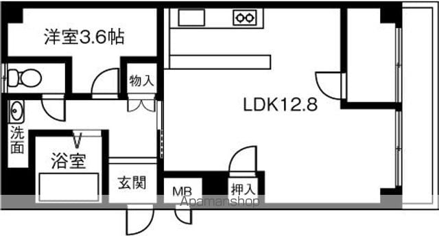 日商岩井栄ハイツ 201・204・901の間取り写真