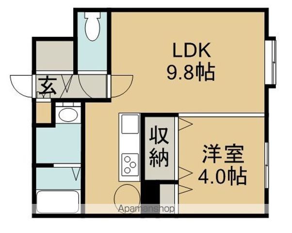 アビタ22 真栄1ー2の間取り写真