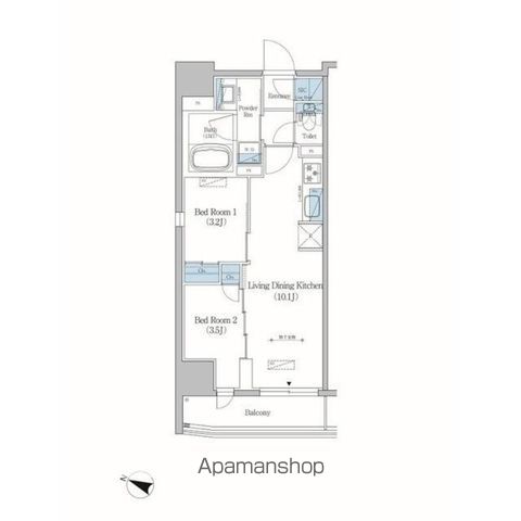 アーバネックス住吉の間取り写真
