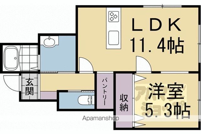 RENOSTAY京都嵯峨デザイナーズAPの間取り写真