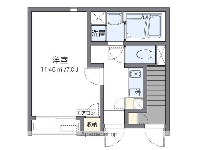 クレイノ梅津の間取り写真