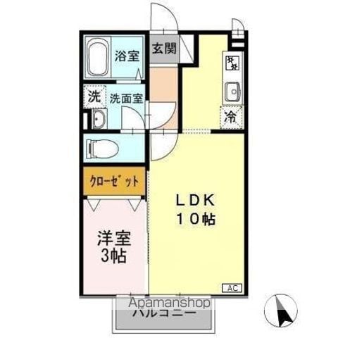 クイールの間取り写真
