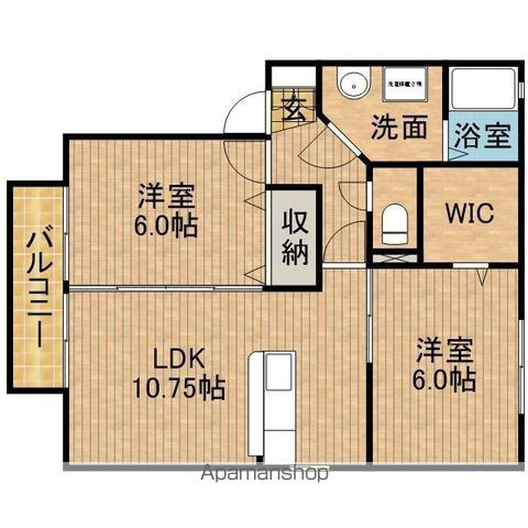 アクアオーラの間取り写真