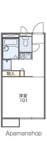 レオパレスゴールド枝松の間取り写真
