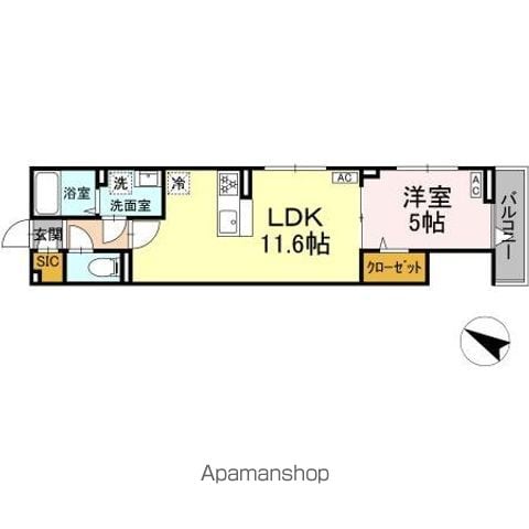 セレスティア大森東の間取り写真