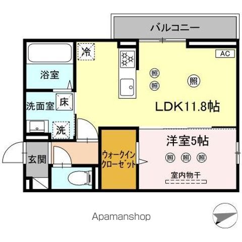 DーRESENAKJの間取り写真