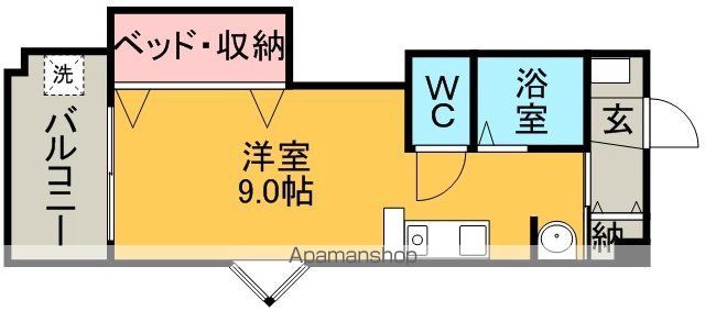 第2津曲コーポの間取り写真