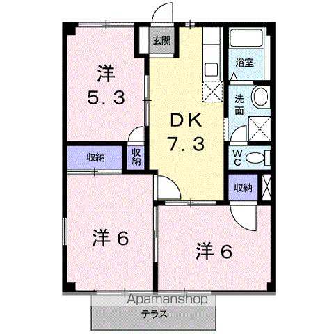 【アーバンハウスⅡの間取り】