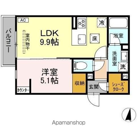 D’BLESS川崎 EASTの間取り写真