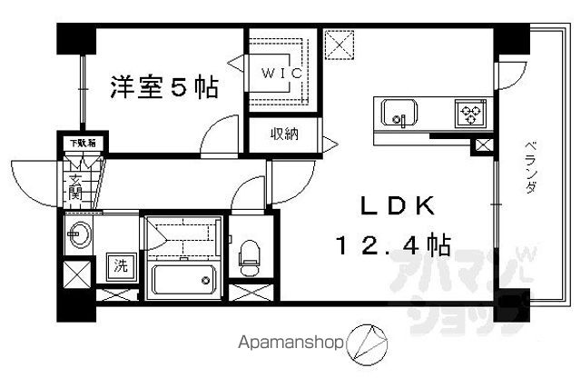 GLANZ京都南の間取り写真