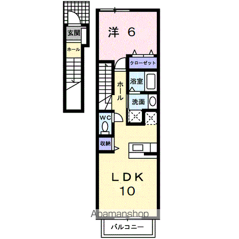 イーストガーデンAの間取り写真