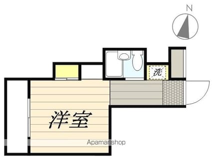 スカイコート両国[1R/16.91m2]の間取図