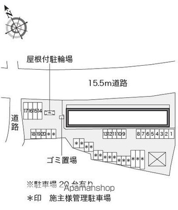 レオパレスマリンズＭＡＹＵ[2DK/49.68m2]の配置図