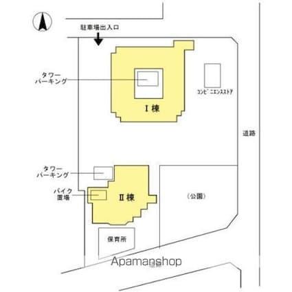 品川シーサイドビュータワー　Ⅰ[1LDK/52.27m2]の配置図