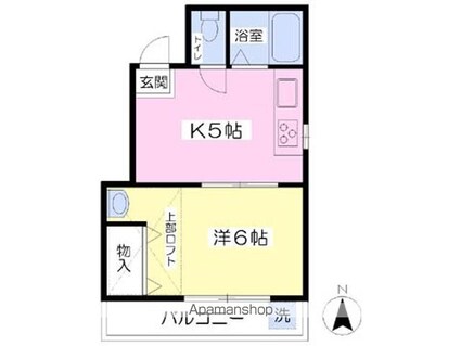 メゾンタナカ[1DK/22.89m2]の内装2