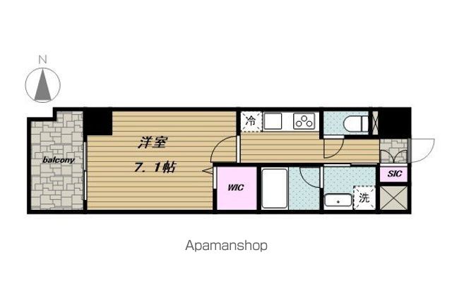 【中野区東中野のマンションの間取り】