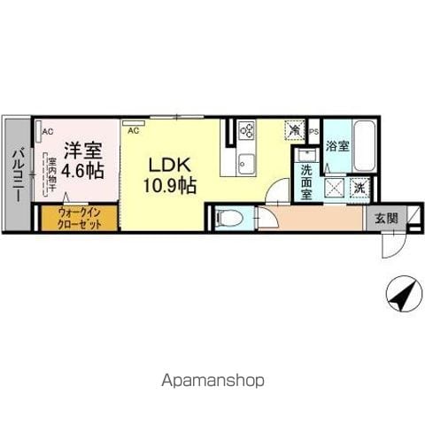 Dーresidence多治米Nの間取り写真