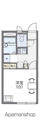 レオパレス幹[1K/20.28m2]の間取図