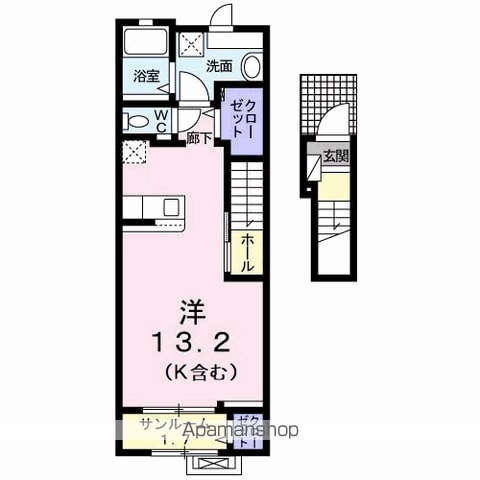 JADEHOUSE庄町 Bの間取り写真