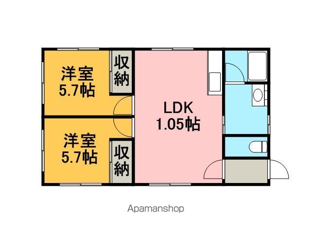 ポプラハイツの間取り写真